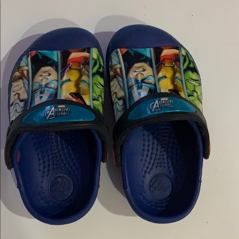 Crocs• Toddler Avengers Slip Ons